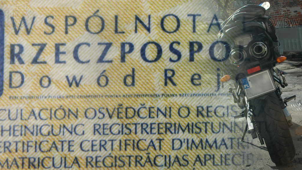 Sytuacja drogowa — pytanie 6594: W jakim terminie masz obowiązek zawiadomić starostę o zmianie stanu faktycznego wymagającego zmiany danych zamieszczonych w dowodzie rejestracyjnym?