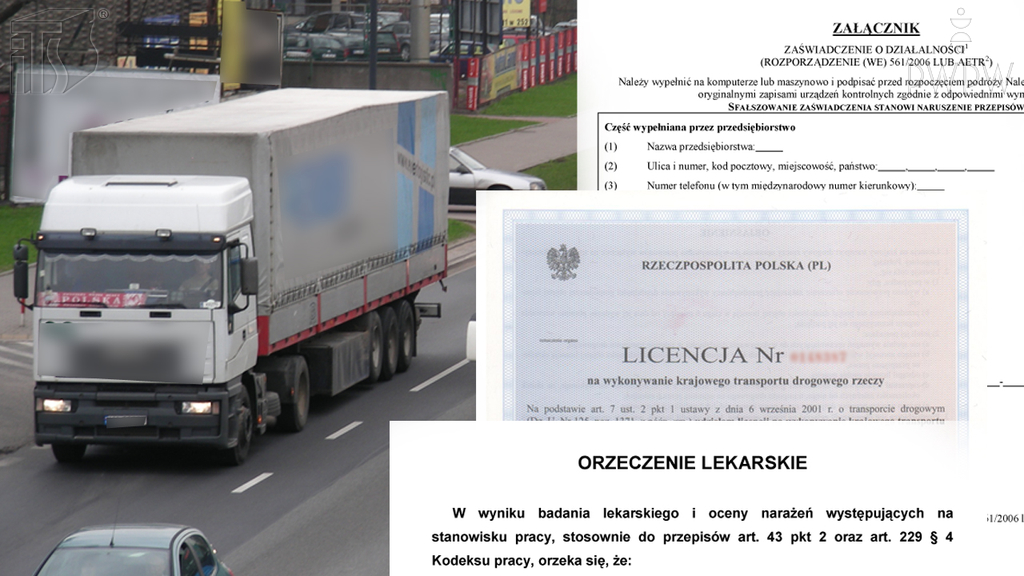 Sytuacja drogowa — pytanie 6811: Który dokument masz obowiązek posiadać przy sobie wykonujący przewóz drogowy?