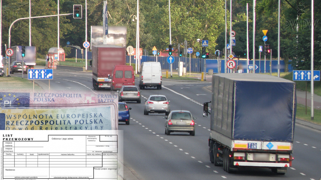 Sytuacja drogowa — pytanie 6817: Który dokument stwierdza dopuszczenie samochodu ciężarowego do ruchu?