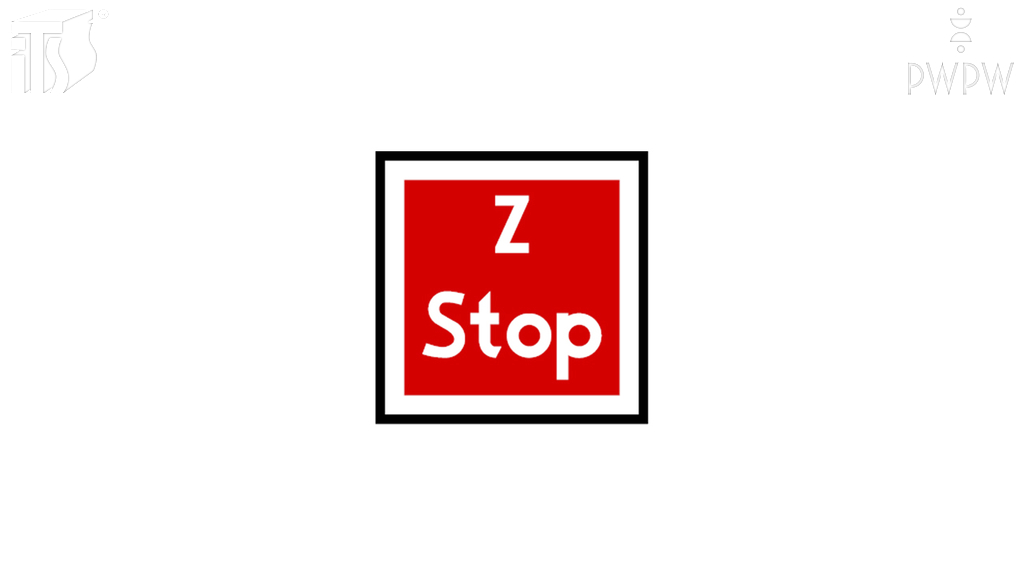 Sytuacja drogowa — pytanie 6950: Czy ten znak zakazuje Ci wjazdu tramwajem na zwrotnicę bez zatrzymania się?